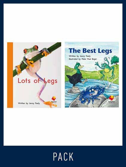 Flying Start to Literacy: Guided Reading - Lots of Legs & The Best Legs - Level 5 (Pack 4)