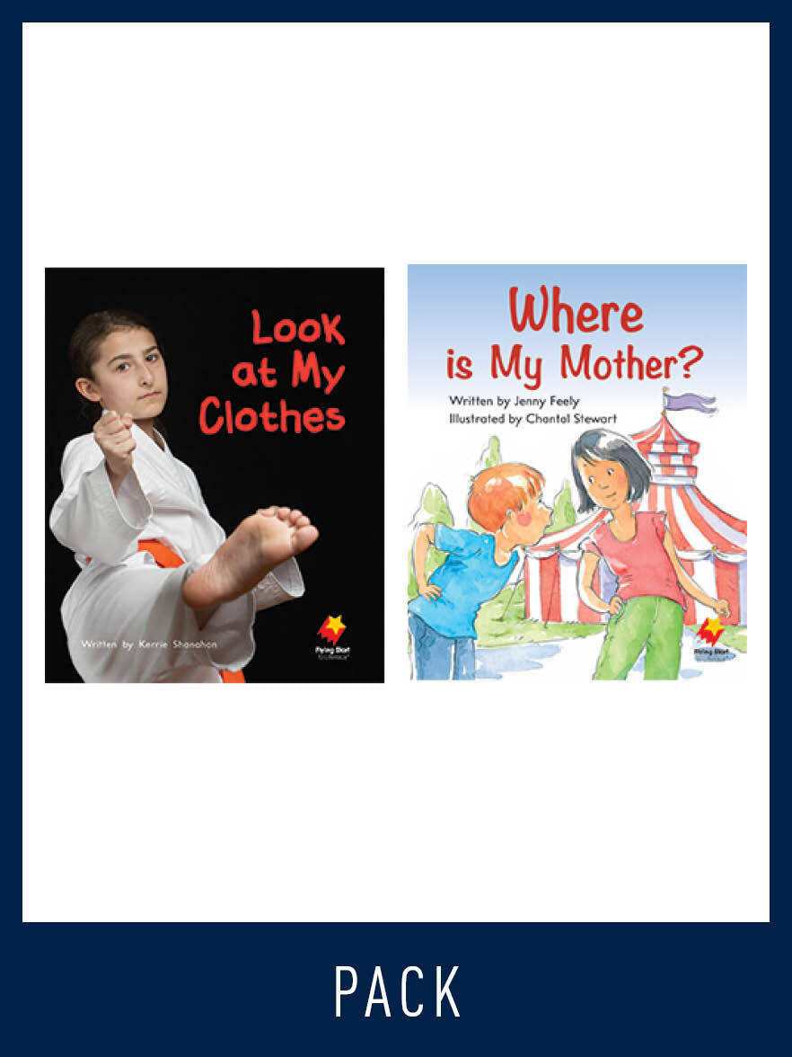 Flying Start to Literacy: Guided Reading - Look At My Clothes & Where Is My Mother? - Level 5 (Pack 1)