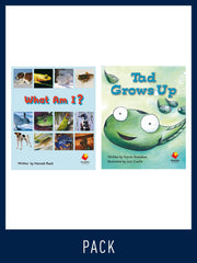 Flying Start to Literacy: Guided Reading - What Am I? & Tad Grows Up - Level 6 (Pack 3)