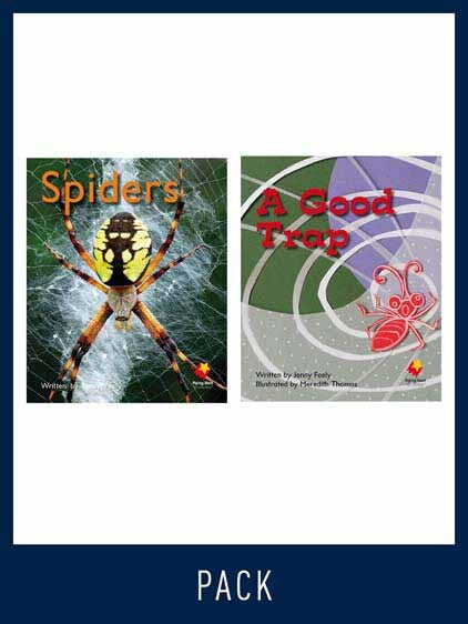 Flying Start to Literacy: Guided Reading - Spiders & A Good Trap - Level 6 (Pack 4)