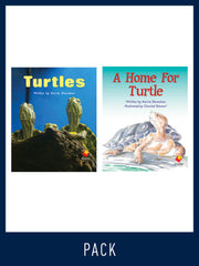 Flying Start to Literacy: Guided Reading - Turtles & A Home For Turtle - Level 6 (Pack 1)
