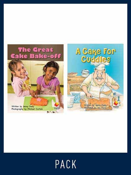 Flying Start to Literacy: Guided Reading - The Great Cake Bake Off & A Cake for Cuddles - Level 7 (Pack 1)