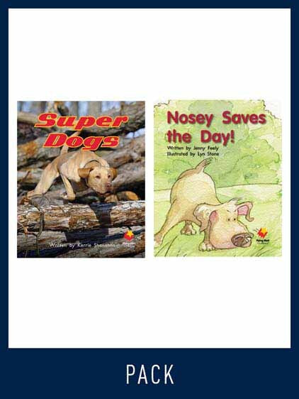 Flying Start to Literacy: Guided Reading - Super Dogs & Nosey Saves The Day - Level 7 (Pack 2)