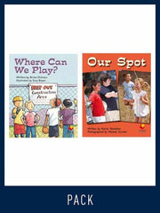 Flying Start to Literacy: Guided Reading - Where Can We Play? & Our Spot - Level 8 (Pack 4)