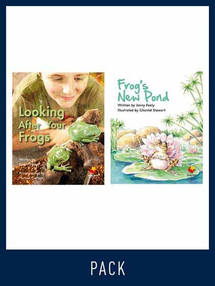 Flying Start to Literacy: Guided Reading - Looking After Your Frogs & Frog's New Pond - Level 8 (Pack 5)