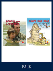 Flying Start to Literacy: Guided Reading - Charlie and the Crocodiles & Don't Eat Me! - Level 8 (Pack 1)