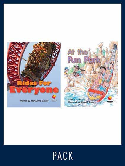 Flying Start to Literacy: Guided Reading - Rides for Everyone & At the Fun Park - Level 10 (Pack 2)
