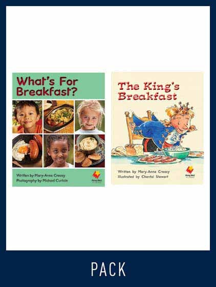 Flying Start to Literacy: Guided Reading - What's for Breakfast and The King's Breakfast - Level 11 (Pack 3)