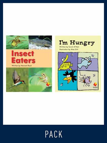 Flying Start to Literacy: Guided Reading - Insect Eaters & I'm Hungry - Level 13 (Pack 3)