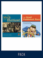 Flying Start to Literacy: Guided Reading - The Wreck of the Maitland & The Great Paddleboat Race - Level 13 (Pack 5)