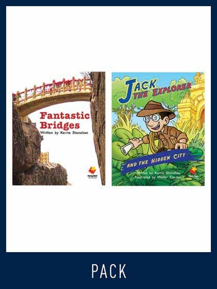 Flying Start to Literacy: Guided Reading - Fantastic Bridges & Jack the Explorer - Level 13 (Pack 1)