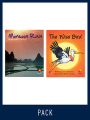 Flying Start to Literacy: Guided Reading - Monsoon Rain & The Wise Bird - Level 14 (Pack 4)