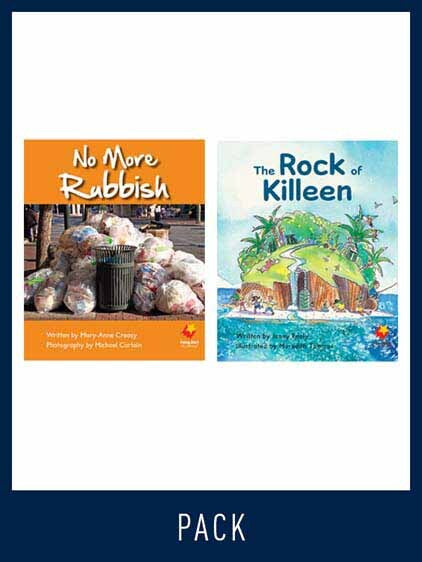 Flying Start to Literacy: Guided Reading - No More Rubbish & The Rock of Killeen - Level 14 (Pack 5)