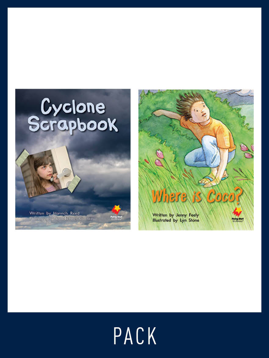 Flying Start to Literacy: Guided Reading - Cyclone Scrapbook & Where is Coco? - Level 14 (Pack 1)