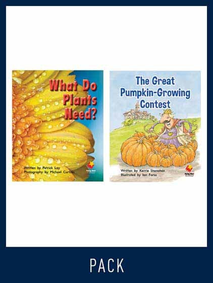 Flying Start to Literacy: Guided Reading - What Do Plants Need? & The Great Pumpkin Growing Contest - Level 14 (Pack 2)