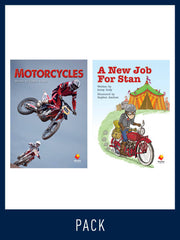 Flying Start to Literacy: Guided Reading - Motorcycles & A New Job For Stan - Level 15 (Pack 1)