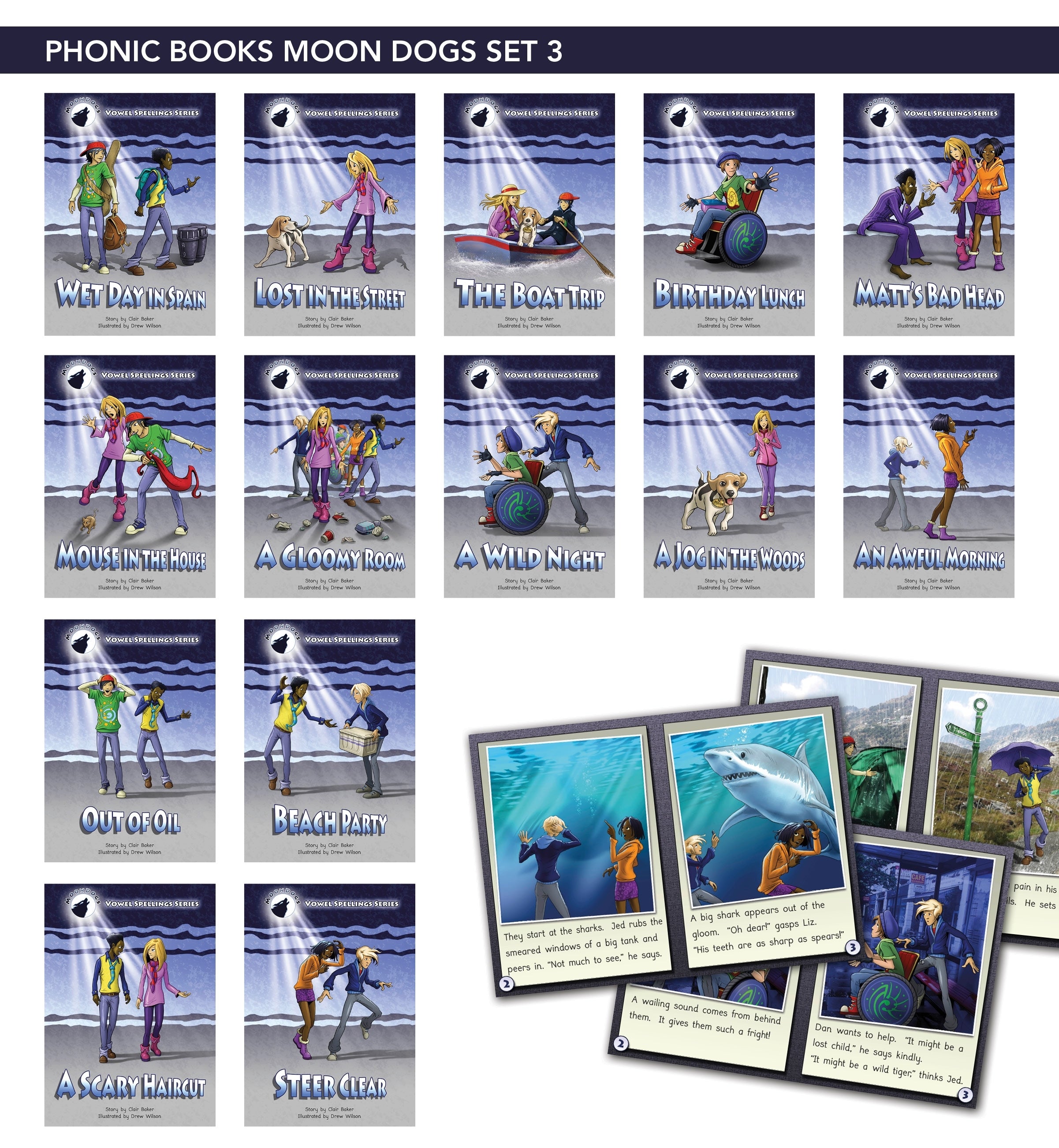 Phonic Books Moon Dogs Set 3