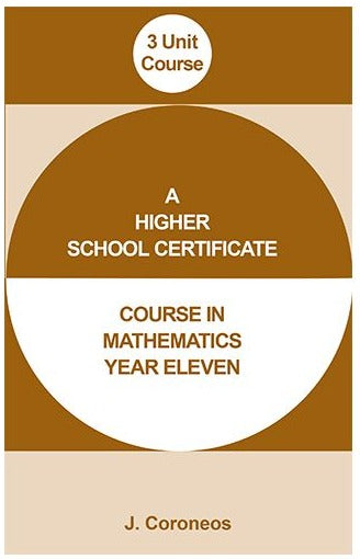 Year 11 3 Unit Mathematics Course