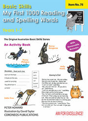 My First Reading 1000 Reading/Spelling Words Yrs 1 to 3