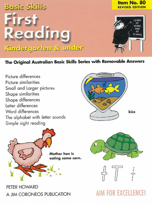 First Reading Yrs K and Under