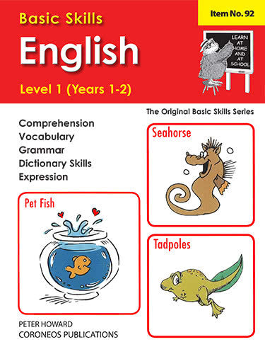 English Level 1 Yrs 1 - 2
