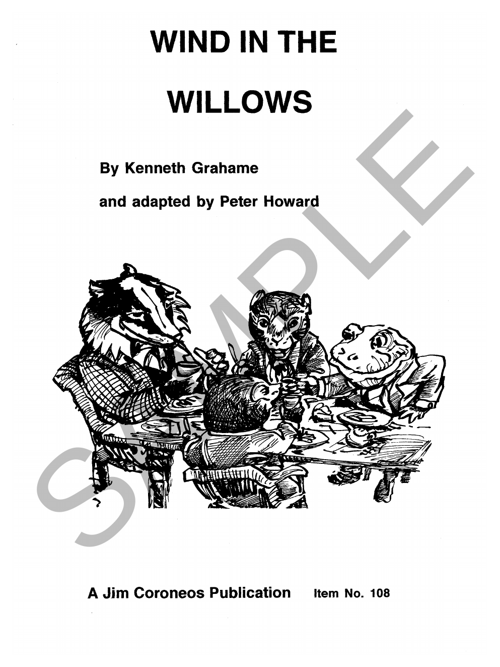Wind in the Willows by Kenneth Grahame Yrs 3 to 8 sample page