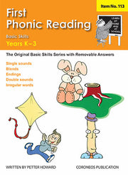 First Phonic Reading Yrs K to 3