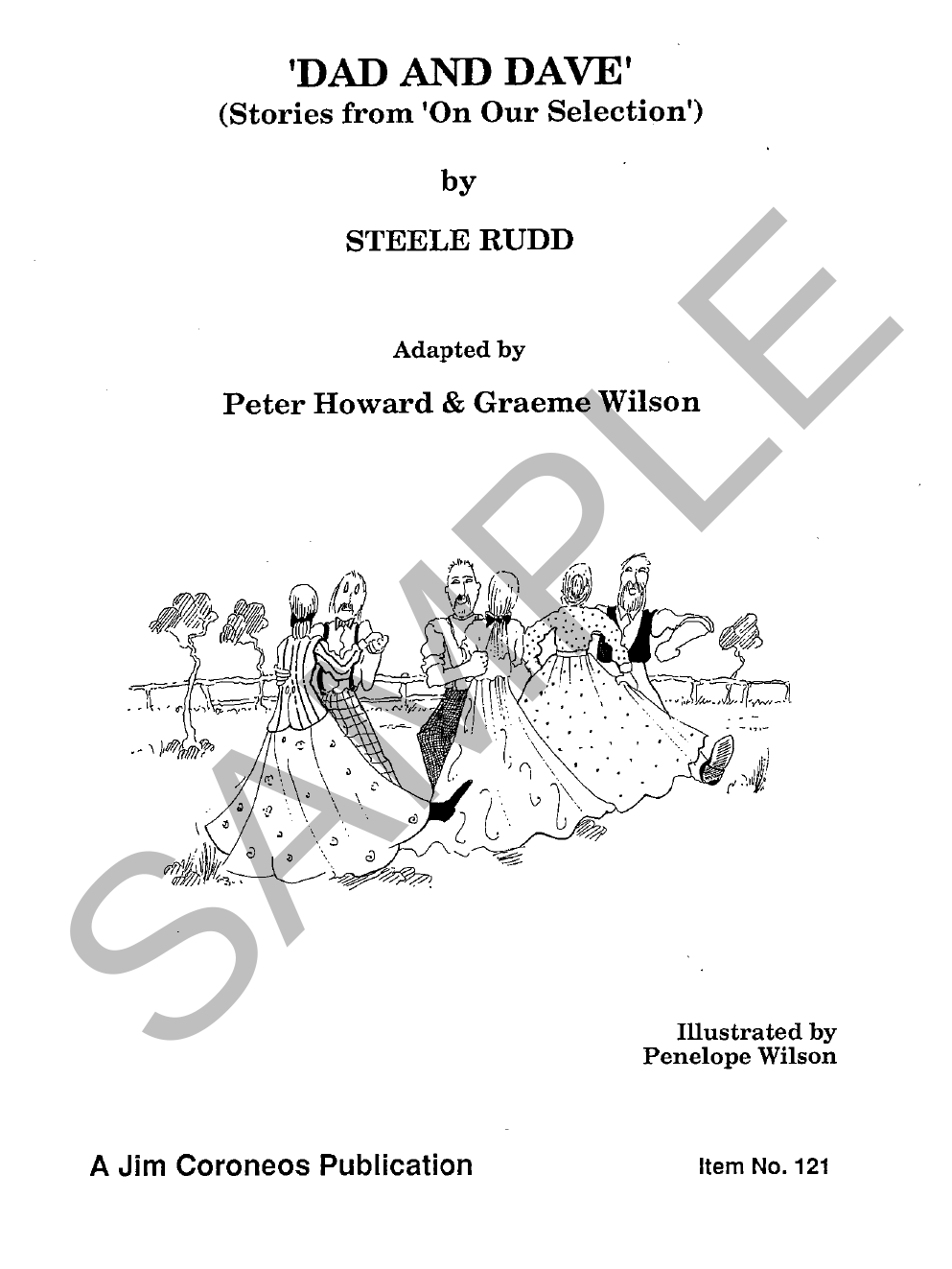 Dad & Dave by Steele Rudd Yrs 3 to 8 sample page