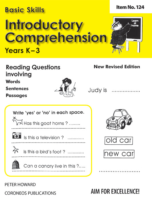 Introductory Comprehension Yrs K to 3