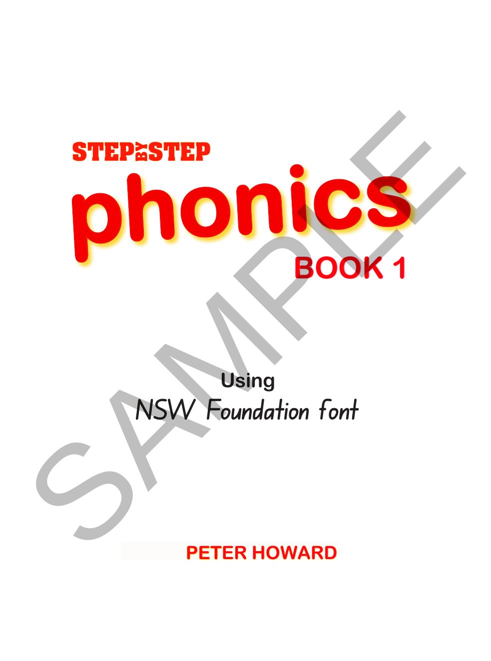 Step by Step Phonics 1 NSW sample page