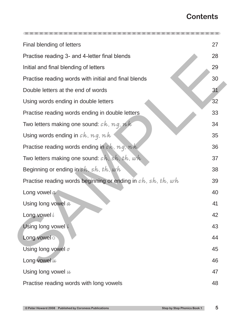 Step by Step Phonics 1 VIC sample page