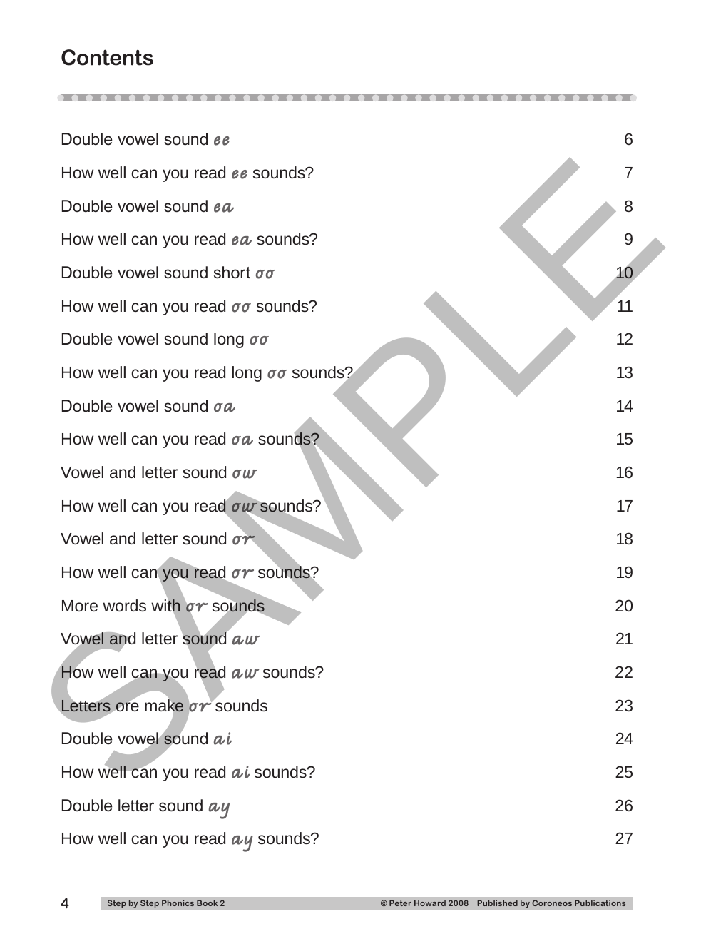 Step by Step Phonics 2 VIC sample page