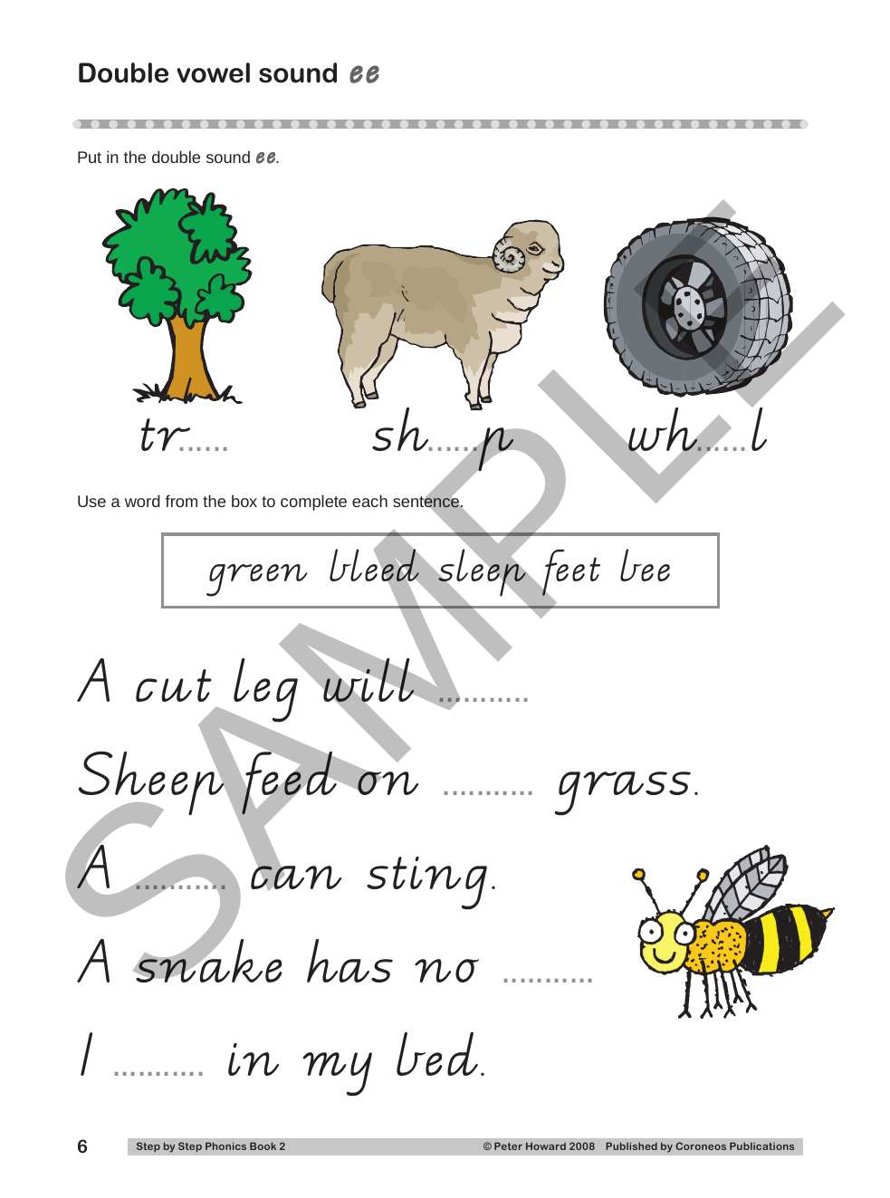 Step by Step Phonics 2 VIC sample page