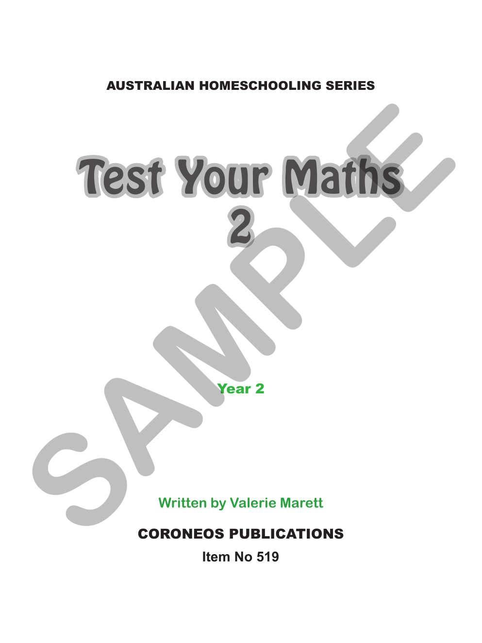 Test Your Maths 2 sample page