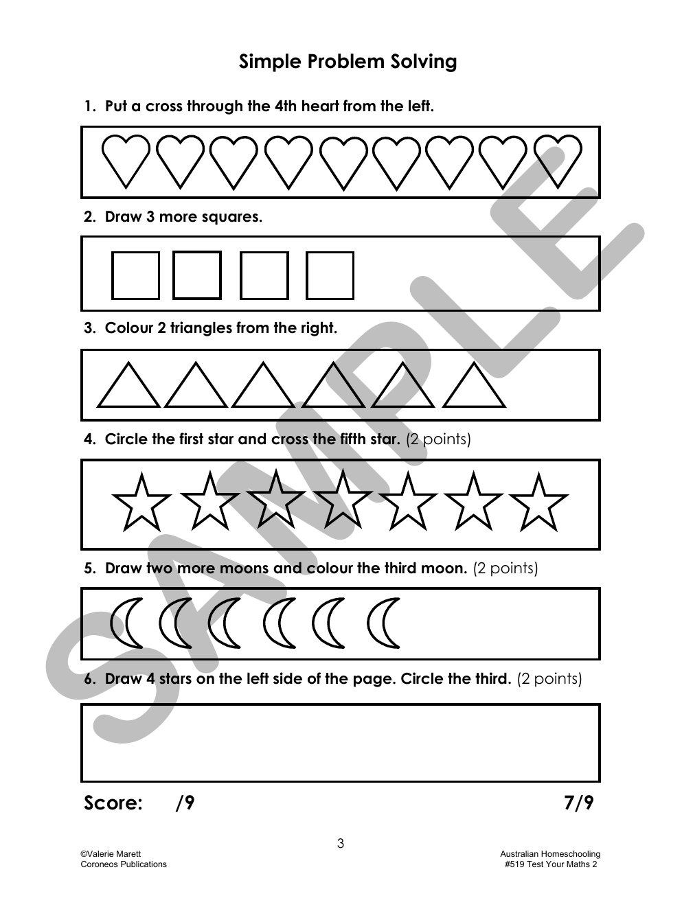 Test Your Maths 2 sample page