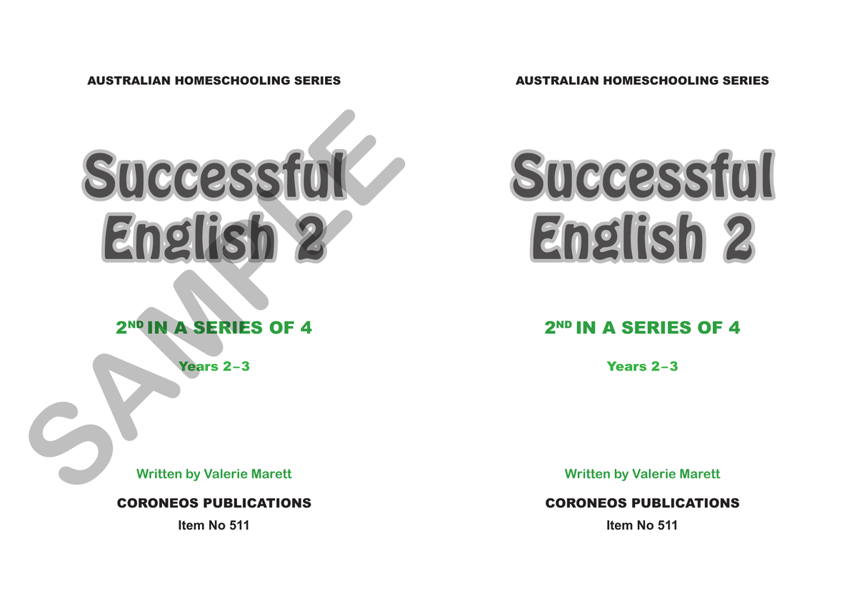 Successful English 2 (Year 2) sample page