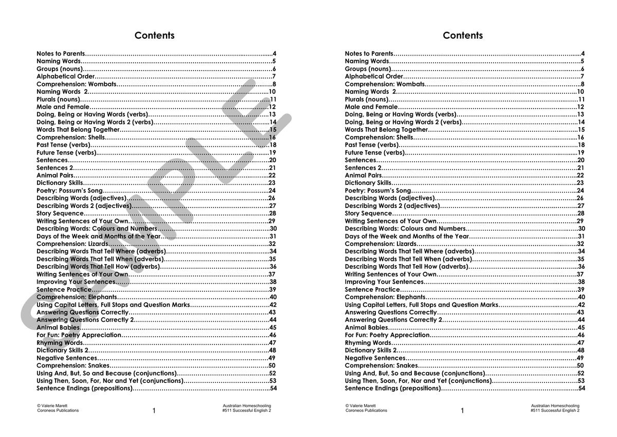 Successful English 2 (Year 2) sample page