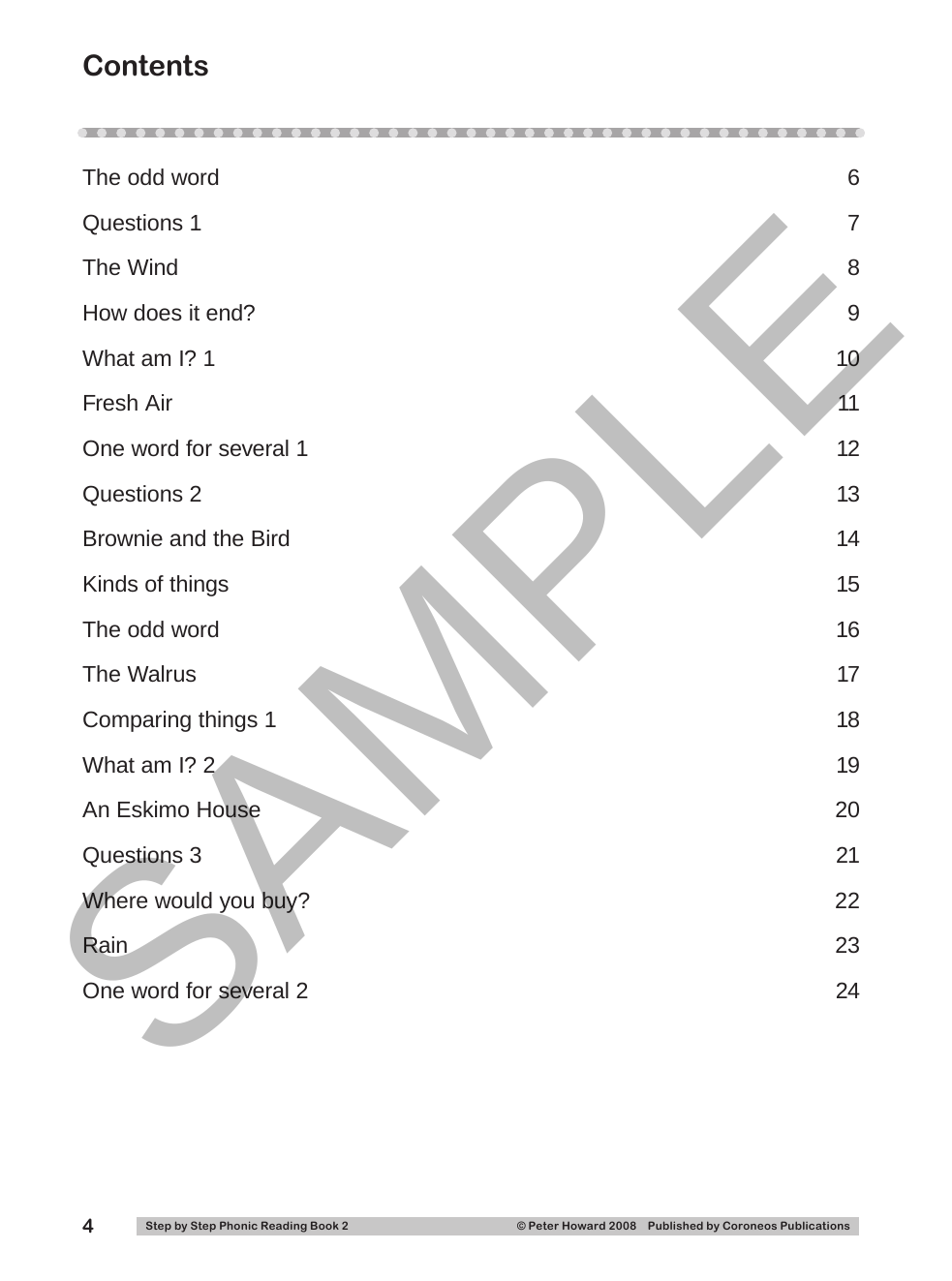 Step by Step Phonic Reading 2 VIC sample page