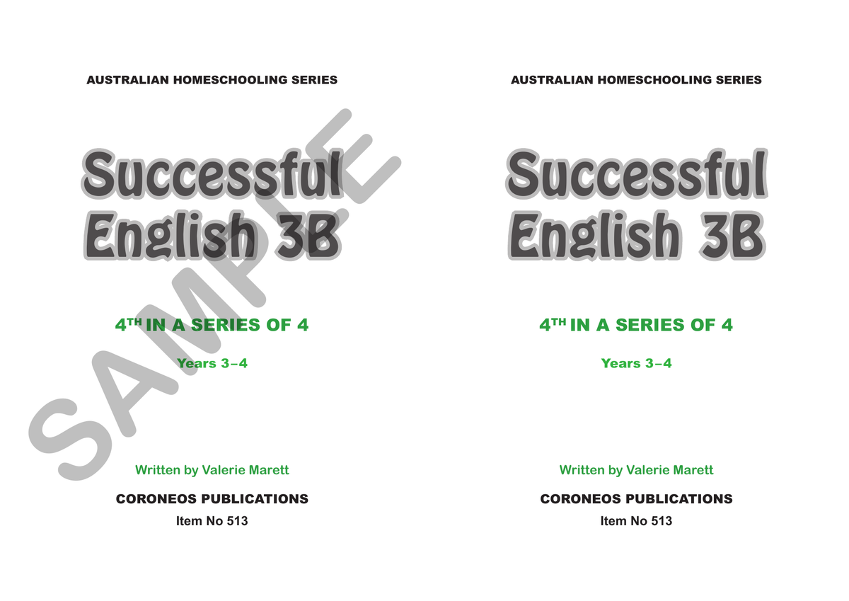 Successful English 3B (Year 3) sample page