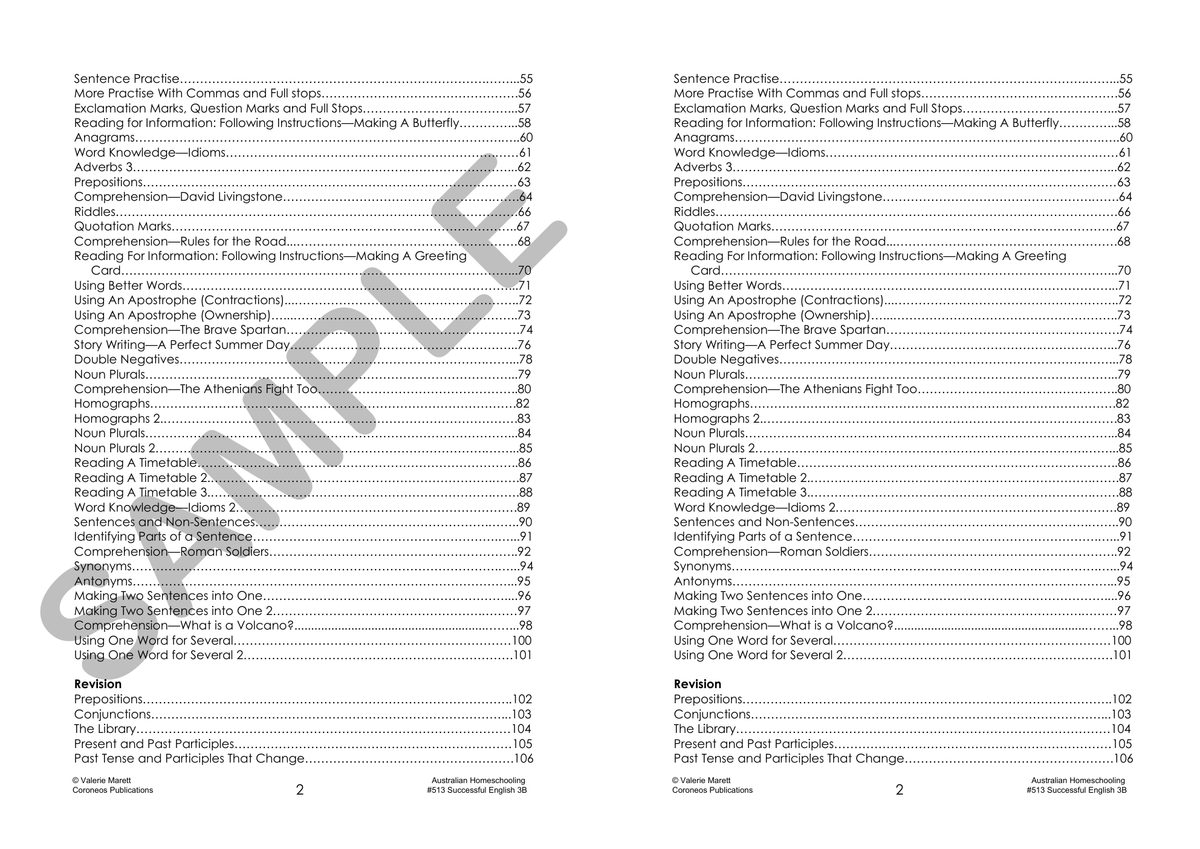 Successful English 3B (Year 3) sample page