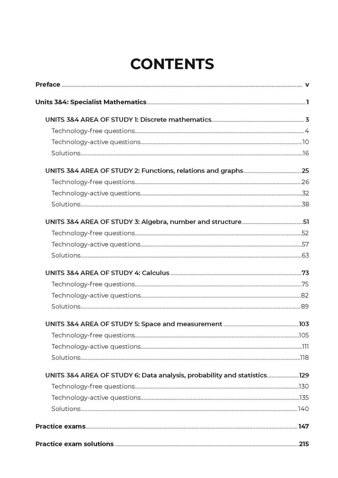Neap Assessment Series - VCE Units 3 & 4: Specialist Maths