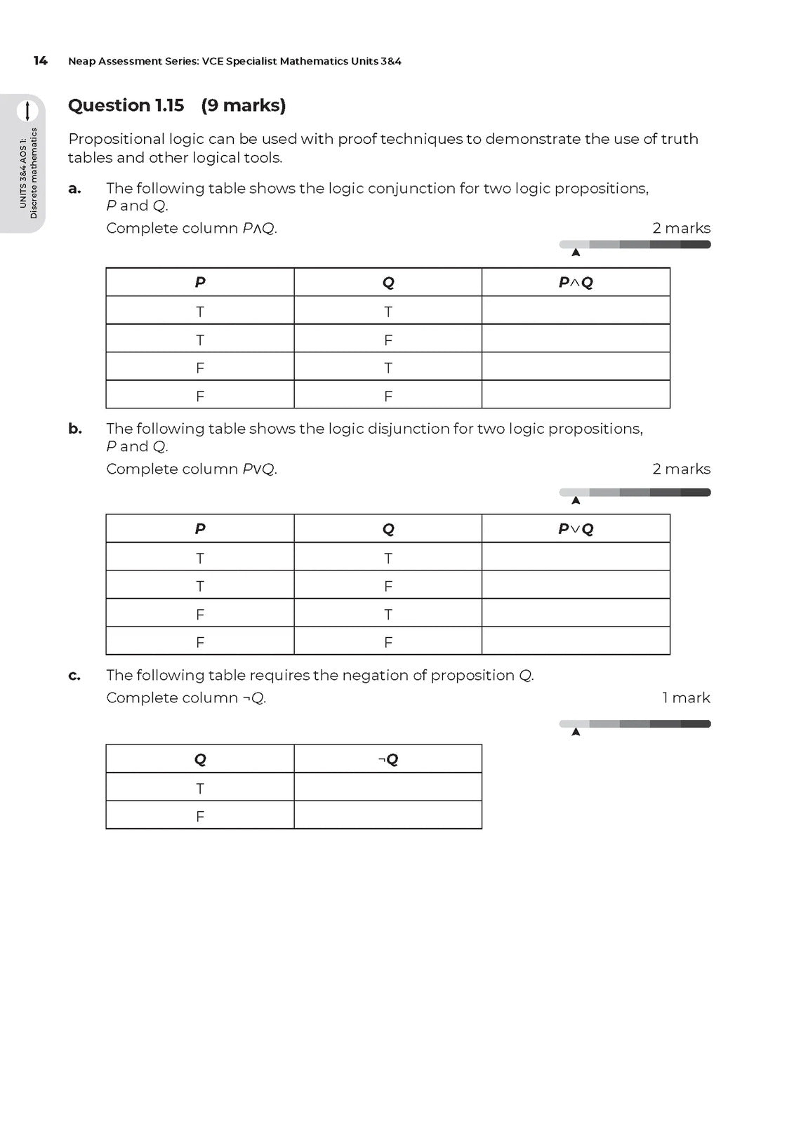 Neap Assessment Series - VCE Units 3 & 4: Specialist Maths