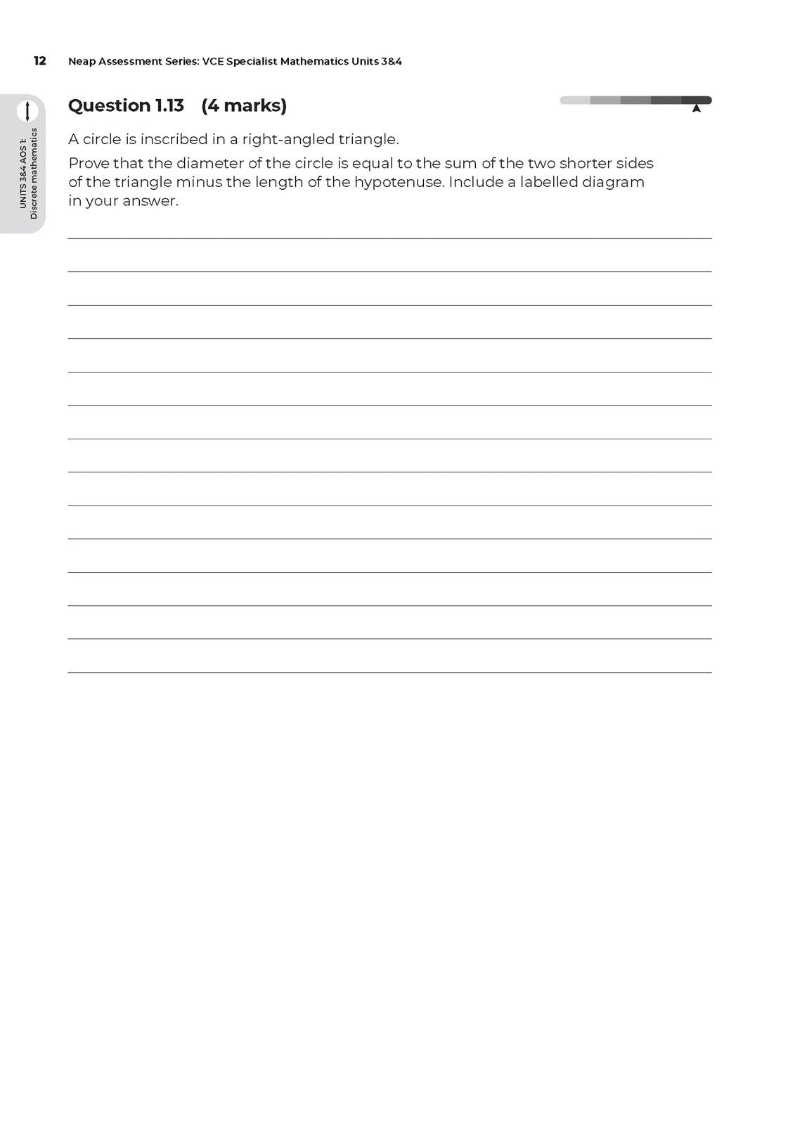 Neap Assessment Series - VCE Units 3 & 4: Specialist Maths