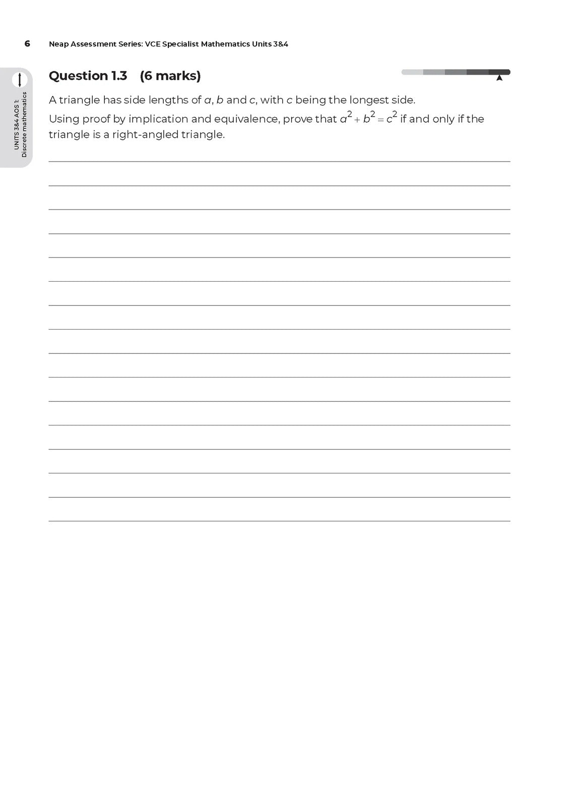 Neap Assessment Series - VCE Units 3 & 4: Specialist Maths