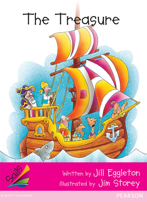 Sails - Emergent Level (Magenta): The Treasure (Reading Level 2 / F&P Level B)