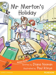 Sails - Fluency Level, Set 1 (Orange): Mr Merton's Holiday (Reading Level 17 / F&P Level J)
