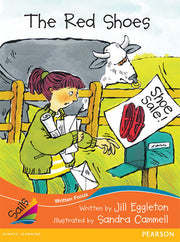 Sails - Fluency Level, Set 1 (Orange): The Red Shoes (Reading Level 17 / F&P Level J)