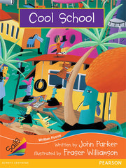 Sails - Fluency Level, Set 2 (Orange): Cool School (Reading Level 28+ / F&P Level S)