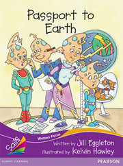 Sails - Fluency Level, Set 2 (Purple): Passport to Earth (Reading Level 28 / F&P Level S)
