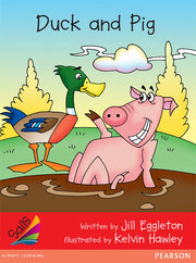 Sails - Early Level 1, Set 2 (Red): Duck and Pig (Reading Level 5 / F&P Level D)